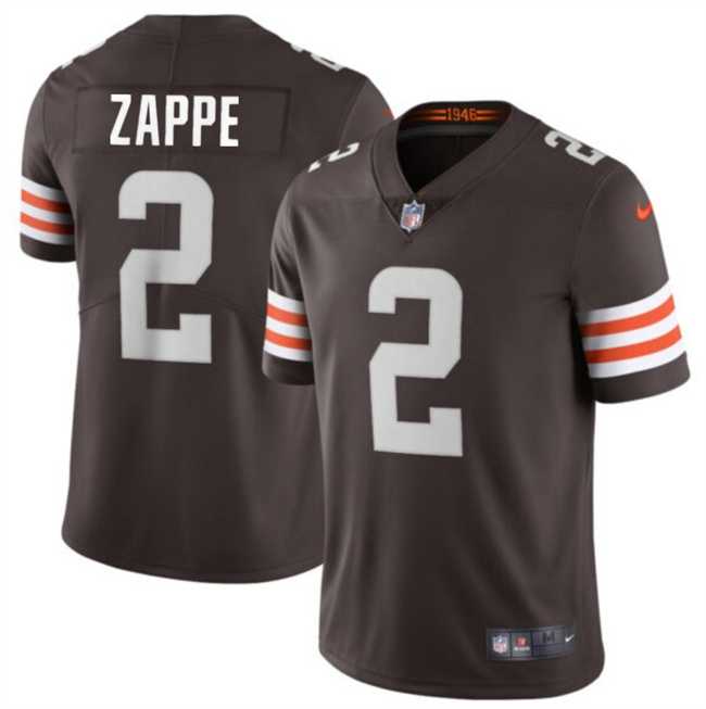 Men & Women & Youth Cleveland Browns #2 Bailey Zappe Brown Vapor Limited Stitched Jersey,We sell and wholesale Men & Women & Youth Cleveland Browns #2 Bailey Zappe Brown Vapor Limited Stitched Jersey on line form chian!